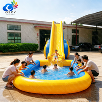 Toboggan aquatique gonflable pour enfants, pour fêtes en extérieur et en intérieur
