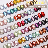 ZRKGEL – Nouvelle collection de vernis gel UV effet œil de chat soyeux, 56 couleurs, sans HEMA/TPO, avec poudre magnétique premium