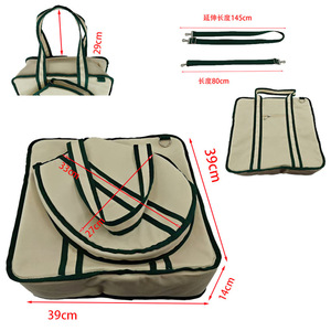 Tennis Bag Canvas Large Capacity Portable Racket Bag For Outdoor Sports <b>Badminton</b> Table Tennis - Product Image 3