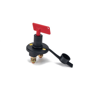 Interrupteur de déconnexion de batterie de voiture 12V 24V, type rotatif, avec kit de câblage pour la protection du moteur du véhicule - Product Image 1