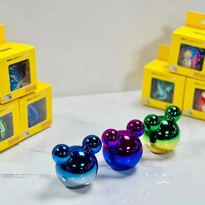 Thông Minh Pocket Kích Thước Mini Dễ Thương Phim Hoạt Hình Gấu Hình Dạng Đầu Xách Tay Quà Tặng 3W Loa Không Dây - Product Image 3