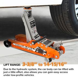 مضخات مزدوجة 3 طن-مقبس سيارة أفقي رفع السيارة موقف منخفض 3 طن رافعة سيارة أرضية - Product Image 5