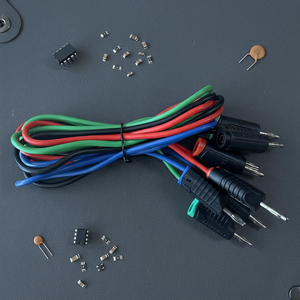 Cable de prueba para multímetro con conectores tipo banana, cables de prueba con conectores tipo banana codificados por colores, cable de prueba con cable de cobre - Product Image 5