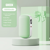 Calentador de Manos Eléctrico de Doble Cara con Banco de Energía de 10000mAh, Regalo de Invierno 2025, Cargador Portátil Bonito