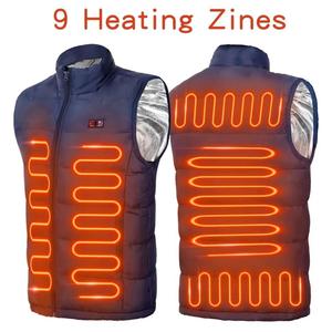 Fitness Protective Gear 9 Heated Back Area <b>Heating</b> Men's and Women's Sportswear <b>Heating</b> Graphene <b>USB</b> <b>Heating</b> - Product Image 3