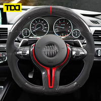 Volant en carbone TDD compatible avec BMW F10 M4 M5 E81 F20 F30 E90 E46 M6