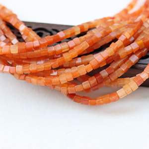 Cuentas espaciadoras <span class=keywords><strong>de</strong></span> cubo Natural, 4x4mm, cuarzo rosa, lapislázuli, piedras preciosas, cuentas cuadradas sueltas para fabricación <span class=keywords><strong>de</strong></span> joyas DIY, 38cm/hebra - Product Image 2