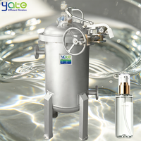 Boîtier de filtre multi-sacs en acier inoxydable 304 316 pour la filtration de liquides industriels, produits chimiques fins, crèmes cosmétiques, émulsions et tensioactifs