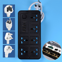 Multiprise USB robuste OEM 6 voies 3 USB Type C 3M avec certifications CE ROHS