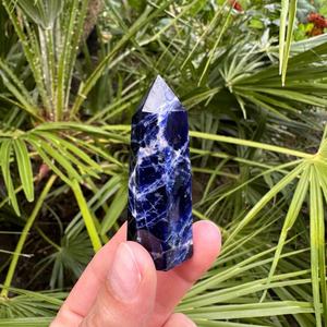 Venta al por Mayor de Cristal de Sodalita Natural Pulido Estilo Bohemio en Forma de Torre para Decoración del Hogar Única y Regalos Navideños - Product Image 3
