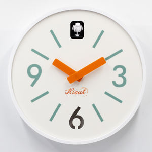 HICAT redondo moderno Cuco cantando pájaro 12 ''mejores regalos para sala de estar Oficina pared arte decoración reloj - Product Image 2