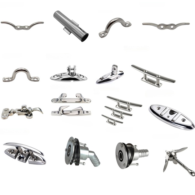 Jinyuhui Boats Bollard Cleats Hardware Marine Cleat 316 Stainless Steel Boat Cleat Made in China Imperial