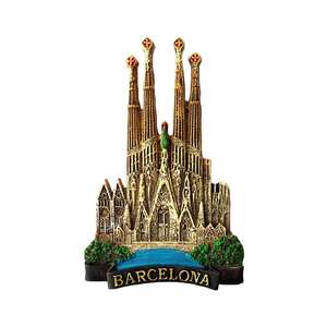Imán Decorativo de Resina Personalizado con Forma de Animal, Recuerdo Turístico de <span class=keywords><strong>Barcelona</strong></span>, España - Product Image 1