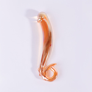 Dildo en verre transparent pour femmes, pénis artificiel en cristal, jouet sexuel pour adultes, sensation de toucher réel, longue durée de vie - Product Image 1