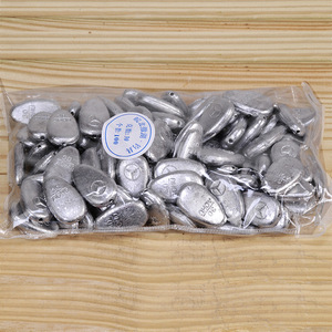 Aohuzhongtong Plomb de pêche plat 30g 40g 50g 60g 80g 100g 120g 150g 200g, matériel de pêche de haute qualité - Product Image 1
