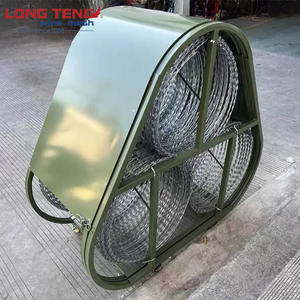 Barrière d'isolement antiémeute <span class=keywords><strong>mobile</strong></span> Barrière de sécurité concertina pour barrage routier Fil de rasoir de défense - Product Image 3