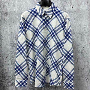 Camisa Burberry con Patrón de Diamantes Negros para Hombre, Corte Entallado, Clásica, Casual, Formal, para Otoño - Product Image 4