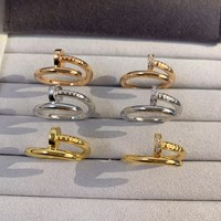 Bague pour ongles plaquée or avec zircone cubique, design amour, bagues de fiançailles pour femmes, bijoux de mariage, cadeau de mariage, vente en gros