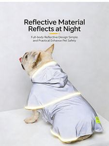 Impermeable Reflectante para Perros, Tipo Poncho de Dos Patas, Ropa de Lluvia para Mascotas, Venta al Por Mayor - Product Image 3