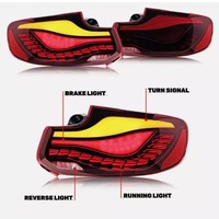 Feux arrière HETOP F22 2014-2019 style écailles de dragon, série 2, feux arrière LED améliorés, plug and play, DRL pour BMW