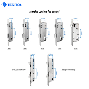 Tediton An Ninh Thép Không Gỉ Từ Xa Sinh Trắc Học Hai Loại Xử Lý Ttlock APP Nhôm Kính Thông Minh Khóa Cửa Vân Tay - Product Image 6