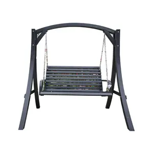उच्च गुणवत्ता वाले आउटडोर पैटियो ठोस हैममॉक स्विंग लकड़ी उद्यान कुर्सी