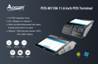 POS-M1106 OCOM Machine Point de Vente de Bureau 11.6 Pouces Tactile sous Windows Android avec Imprimante