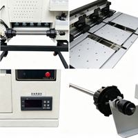 Imprimante DTF A3 pour transfert thermique, machine d'impression de film DTF en rouleau de 30 cm pour tissus foncés et clairs