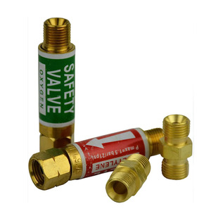 Ensemble d'arrêt de reflux oxygène-acétylène avec embout de régulateur 9/16 pour équipement de soudage - Product Image 4