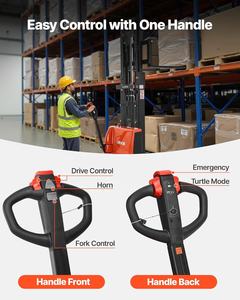 <span class=keywords><strong>Apilador</strong></span> Eléctrico de Larga Duración, 1500 kg, Elevador de Paletas Manual de Bajo Consumo con Batería Duradera para Operaciones de Almacén Intensas - Product Image 4