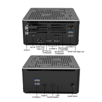 Mini PC Comercial Core I7-10750H, Compatible con DDR4, 64 GB de RAM, RJ45 Giga LAN, SSD/HDD, Multifunción, Win11/Linux, Gráficos Intel UHD