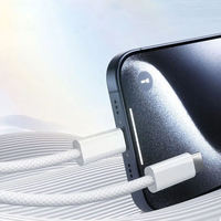 Câble de charge universel Type-C en nylon 60W 3A, 1M (3FT), à chargement rapide et transfert de données, pour Samsung, iPhone 17, 16, 15, Xiaomi – Vente Flash
