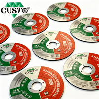 Disque de coupe en acier inoxydable pour outils abrasifs en aluminium, disque à tronçonner 4,5 4 1/2 115 mm pour la découpe de métaux