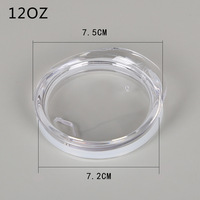 Couvre-gobelet universel en plastique transparent 12oz 16oz 20oz 30oz, anti-fuite, hermétique, de remplacement pour gobelet de voiture
