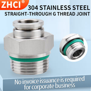 304 быстроразъемные фитинги из нержавеющей стали PC PL4 6 8 10 12-G01 G02 G03 G04 утолщенные и устойчивые к давлению до 20 кг - Product Image 2