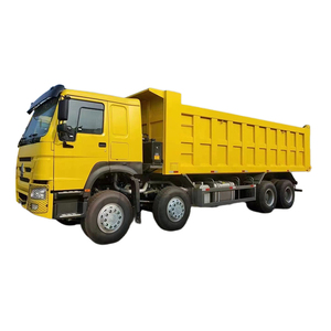 Camion benne d'occasion Sino Truck 12 roues Howo 8X4 Sinotruck, camion lourd 12 tonnes diesel manuel avec caméra, Chine - Product Image 1