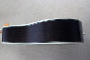 Flyoung Natural Wood Color 41 Inch Acoustic Guitar D45 Model <b>Top</b> Solid Classical Guitar Cut Away Body - Product Image 4