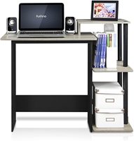 Table de bureau d'ordinateur Simple et de conception Simple, pour l'étude, pour étudiants, avec étagère