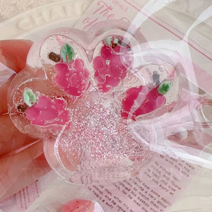 Jouet de décompression de paillettes <span class=keywords><strong>Mochi</strong></span> doux <span class=keywords><strong>fait</strong></span> <span class=keywords><strong>maison</strong></span> fraise brillante et fruits en cristal cadeau anti-Stress pour enfants adultes - Product Image 5