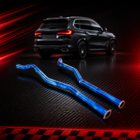 Section intermédiaire d'échappement en titane de grade 5 pour BMW M2 G87 3.0T S58, longueur égale, soudée TIG, cintrée au mandrin, 2023