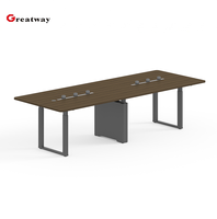 Table de bureau électrique à hauteur réglable, table assise-debout pour réunion, mobilier de salle de conférence