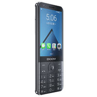 Teléfono Móvil Doov R17 PRO 4G para Personas Mayores, Tipo C, Doble SIM, con Teclado Android, Pantalla Táctil, 4+64 GB