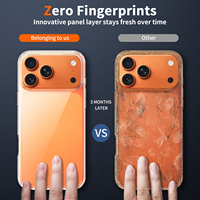 Étui de protection transparent en acrylique de haute qualité pour Apple iPhone 17 Pro Max, antichoc, en sachet OPP