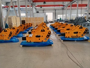 Martillo Demoledor para Excavadora SOOSAN Amarillo, Directo de Fábrica, Modelo SB43 con Cincel para Excavadoras de 6-9 Toneladas, 375 kg, Tipo Lateral - Product Image 2