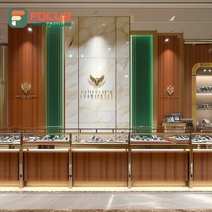 Comptoir de présentation de marque en verre trempé pour l'intérieur d'un magasin de bijoux de luxe - Product Image 2