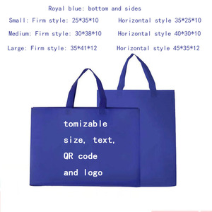 Sacs shopping écologiques en non-tissé laminé, personnalisables avec logo par transfert thermique, pour promotion d'exposition, personnalisation urgente. - Product Image 6