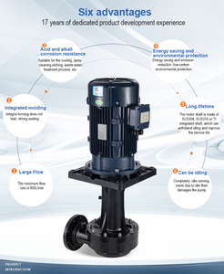 <span class=keywords><strong>Pompe</strong></span> centrifuge verticale haute pression 220V 20HP pour l'industrie chimique, circulation d'eau, eaux usées, acier inoxydable, OEM - Product Image 3
