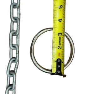 아연 도금 또는 SS 304 라운드 링 용접되지 않은 링 - Product Image 1