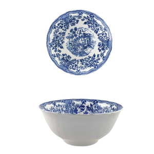 ENGLISH PATTERN <b>PORCELAIN</b> <b>BOWL</b> IN BLUE - Product Image 1