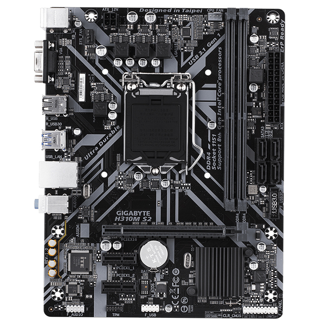 Original second desktop motherboard for Gigabyte H310M-S2 2.0
